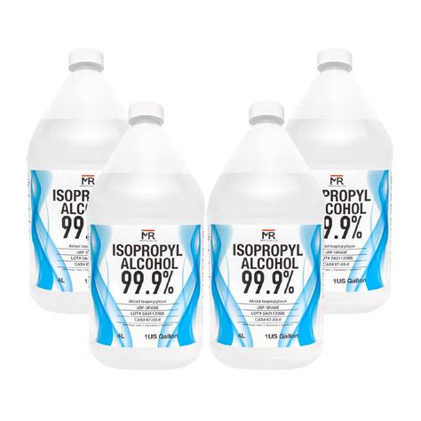 Moro Chemicals Isopropyl Alcohol 99.99 Percent - Rubbing Alcohol 99.99% ...