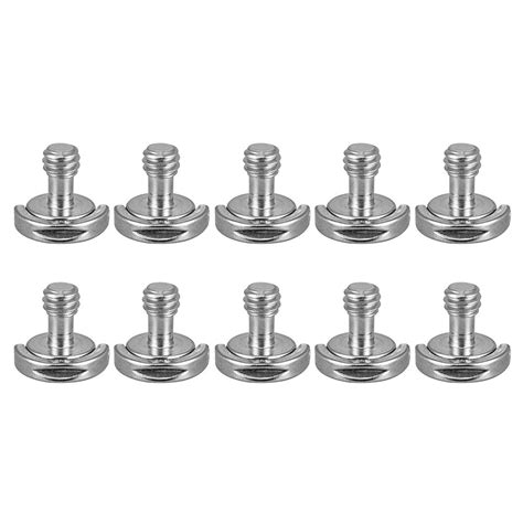 Buy Festnight 10pcs 1/4Inch-20 D Shaft D-Ring Mounting Screw Adapter ...