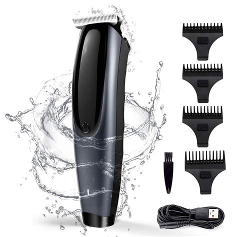 Professional Cordless Electric Haircut Kit Hair Clipper Stainless Steel ...