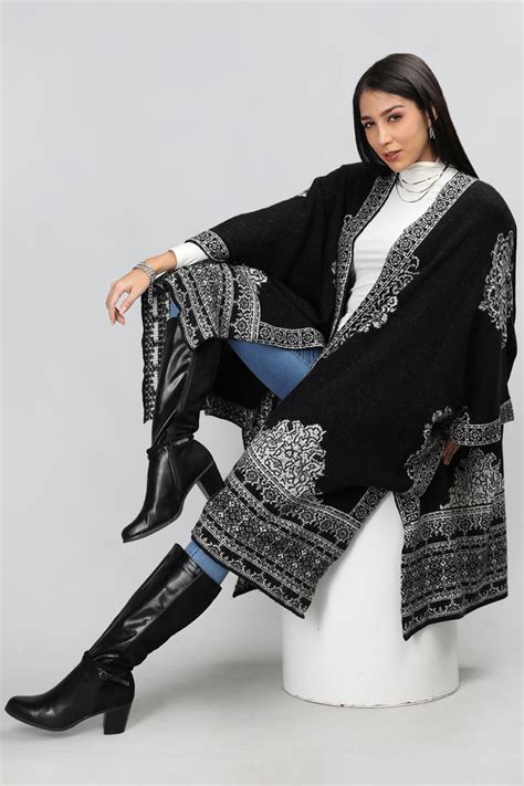 Women Ponchos, Capes & Kaftans Online - Buy Branded and Designer Poncho ...