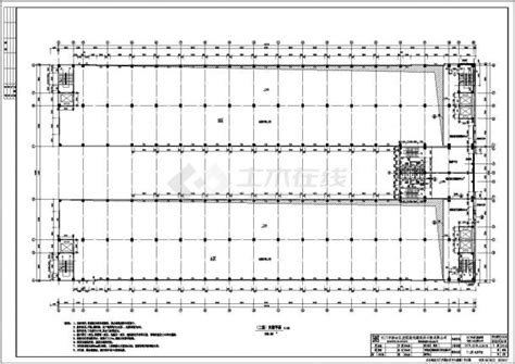 镇江市某地超大电镀车间CAD设计施工图纸_土木在线