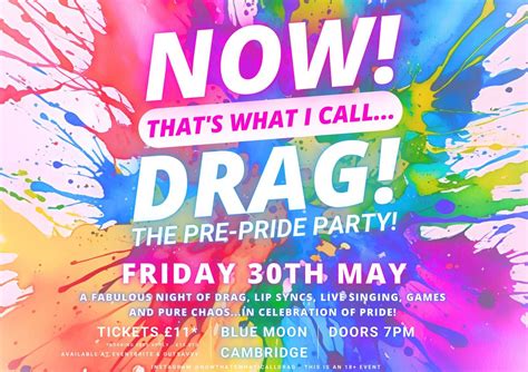 NOW! Thats What I Call...DRAG! The Pre-Pride Party! Cambridge!, The ...