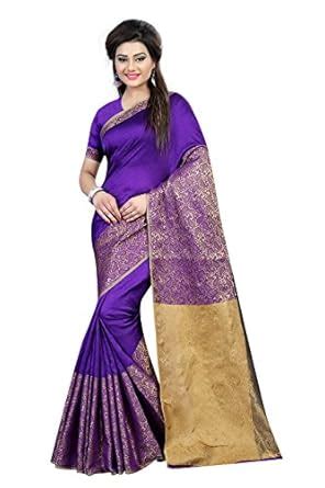 Buy Poshvariety Womens Banarasi beautiful designer sarees ( POSH-579 ...