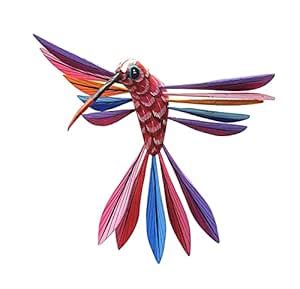 Buy Mexican Alebrije Hummingbird Wood Carving Handcrafted Sculpture ...
