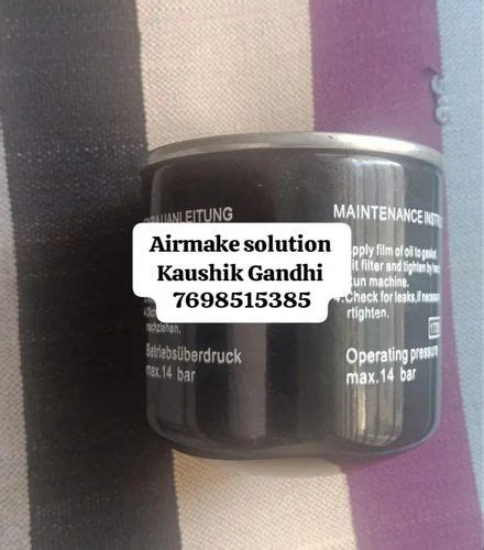 Oil Filter - Elgi Screw Compressor Spares Service Provider from Ahmedabad