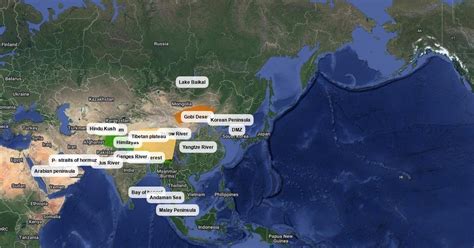 Asia Physical Map HD 的图像结果