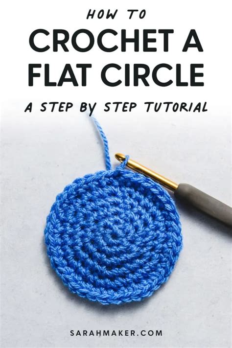 Image result for Crochet Flat Circle Pattern Tutorial