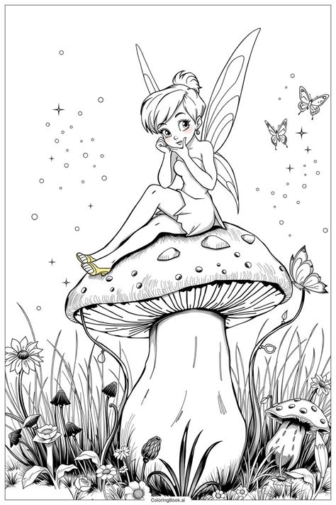 Tinkerbell Coloring Pages Free Coloring Pages