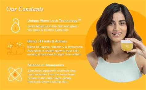 Aqualogica Glow+ Nourishing Cream With Papaya & Vitamin C | For Face ...