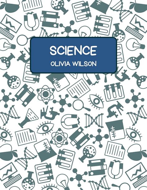 Science Notebook Cover 的图像结果