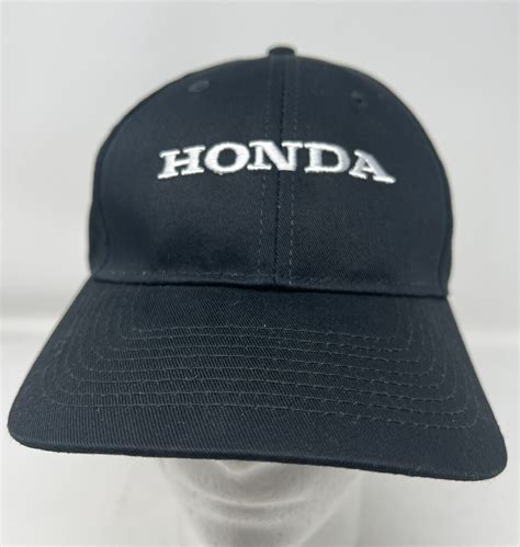 Honda Black Logo Hat/Cap Adjustable “Honda Standing S… - Gem