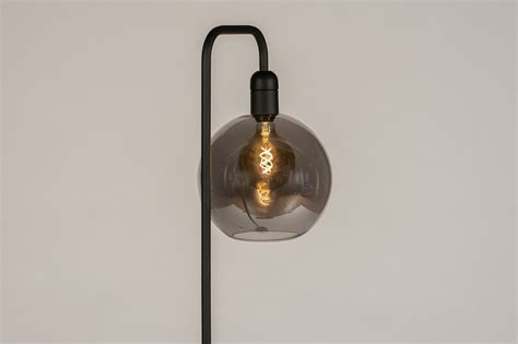 Vloerlamp 74577: Modern, Retro, Eigentijds Klassiek, Glas