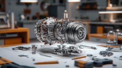 Image result for Jet Engine Exploded View