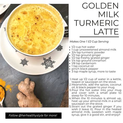Golden Milk Turmeric Latte Recipe