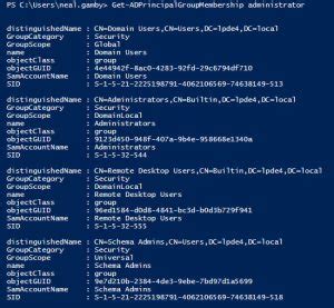 PowerShell Get Group Membership 的图像结果