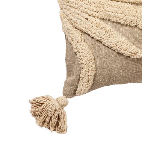 Leaf Tufted Cushion Cover – Sashaaworld