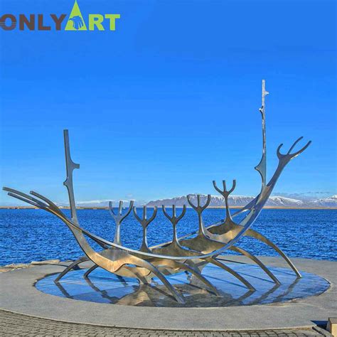 Sun Voyager Sculpture Reykjavik Solfar Statue | onlyart sculpture co.,ltd