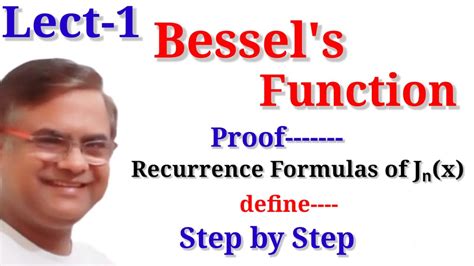 Image result for Bessel Function Recurrence Relation