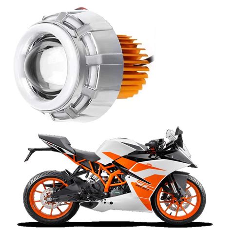 RWT Projector Lamp Headlight with Dual Ring COB LED Angel Eye Rings for ...