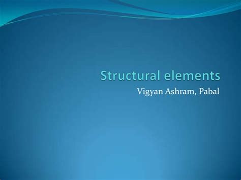 Image result for Key Structural Elements