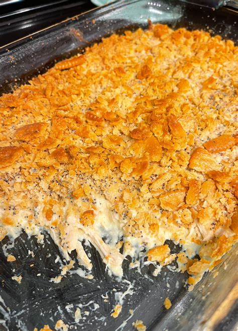 Poppy Seed Chicken Casserole | Poppy seed chicken casserole, Chicken ...