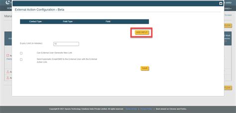 Configure External Activity