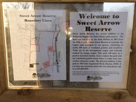 Ohio Meanderings: Sweet Arrow Reserve