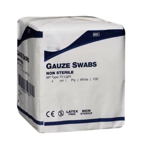 TENDERCOTT NON-STERIELE | GAUZE | SWAB | 10 cm x 10cm 12 ply | PACK OF ...