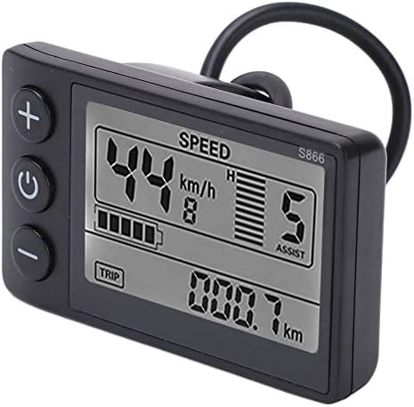 Electric S866 LCD Display Meter 24V 36V 48V Control Panel with Plug ...