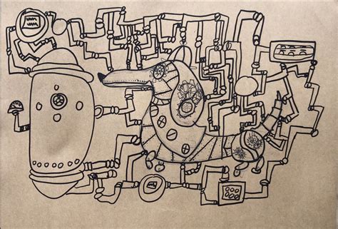 Image result for Time Machine Dog Drawing