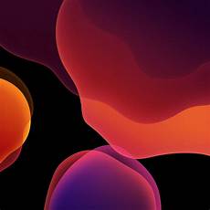 Ios 13 Wallpaper Orange by Ios 13 Official Stock Wallpaper Ultra Hd Orange Ios 13 Wallpaper Orange