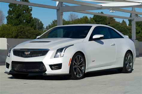 24k-Mile 2016 Cadillac ATS-V Coupe Crystal White Frost Edition for sale on BaT Auctions - sold ...