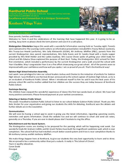 Fillable Online Kenthurst Preschool KindergartenSchooling, Young ...