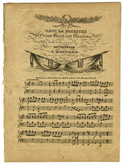 Concert—Music from the Life and Tour of Lafayette - The Society of the ...