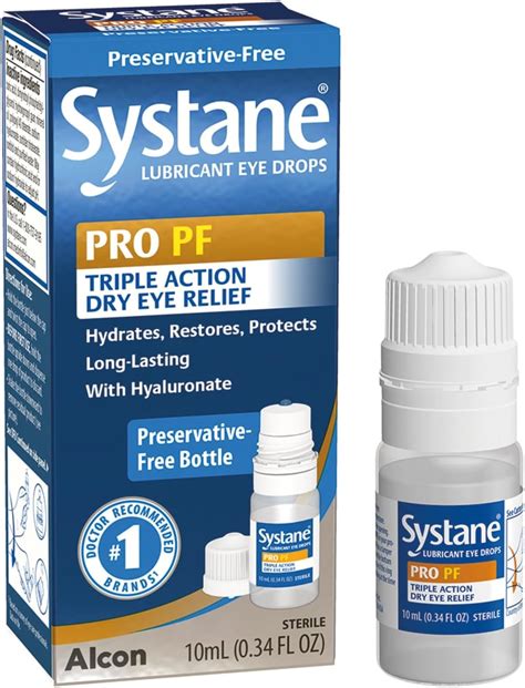 Amazon.com: Systane Pro PF Dry Eye Relief Preservative Free Lubricant ...