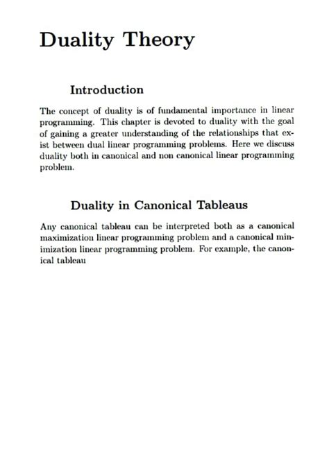 Image result for Dual Simplex Algorithm the Duality