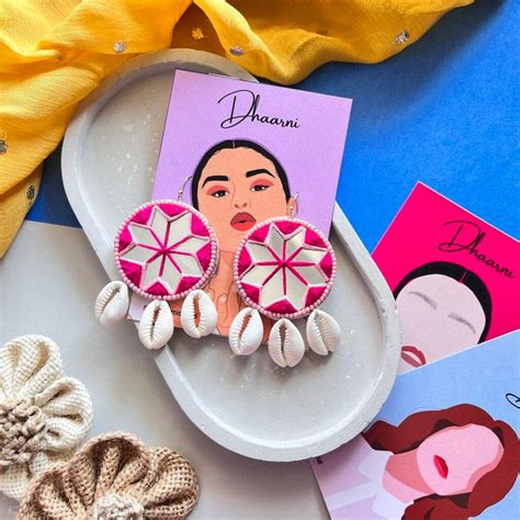Kali Hot Pink Earrings – Dhaarni