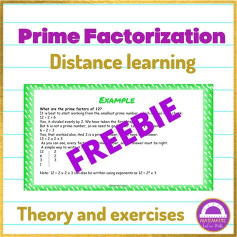 Prime Factorization Tutorial Lesson 的图像结果