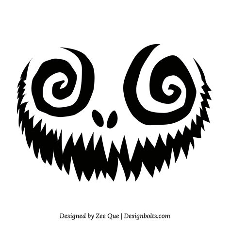 Pumpkin Face Stencils