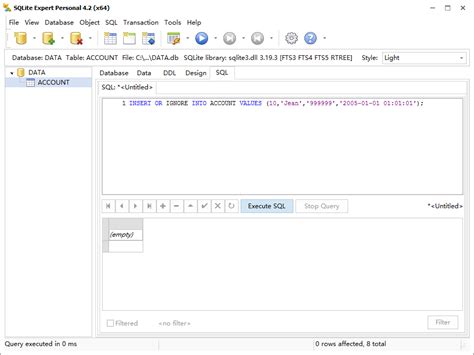 SQLite Insert Syntax 的图像结果