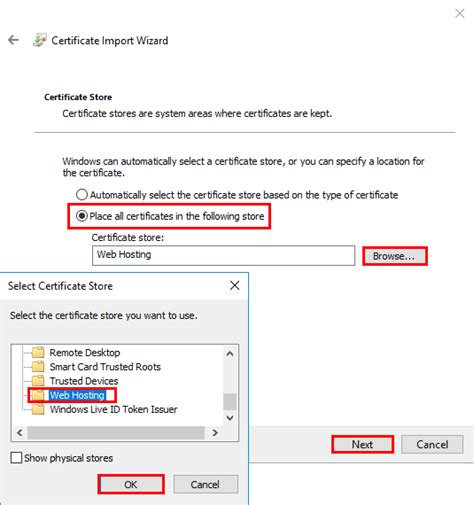 Image result for How to Import SSL Certificate From Local Machine