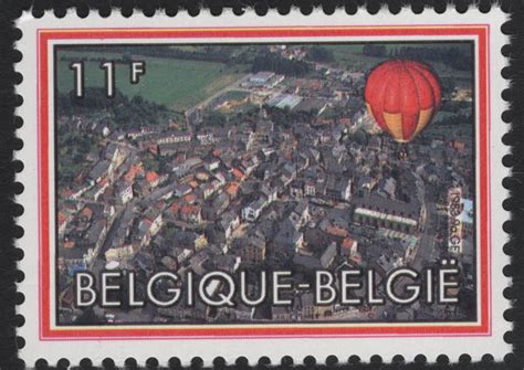 SCG5593 - Belgium 1983 Hot Air Balloon Views Set – Stamp and Cover Galaxy