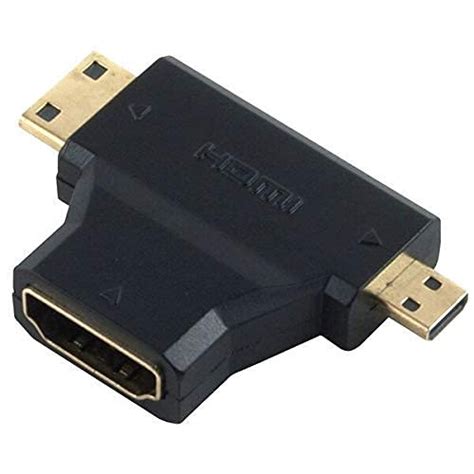 Rec Trade Mini HDMI / Micro HDMI to HDMI Converter Adapter 3D 1080P ...