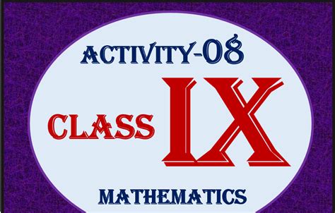 Model Activity Math Class 9 Part 8 的图像结果