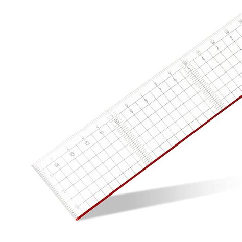Aristo | Cutting Ruler Pexiglass | Red Cutting Edge | 50cm | Transpare ...