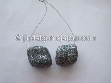 Amazing Diamond Studded Silver Beads - Jindal Gems Jaipur