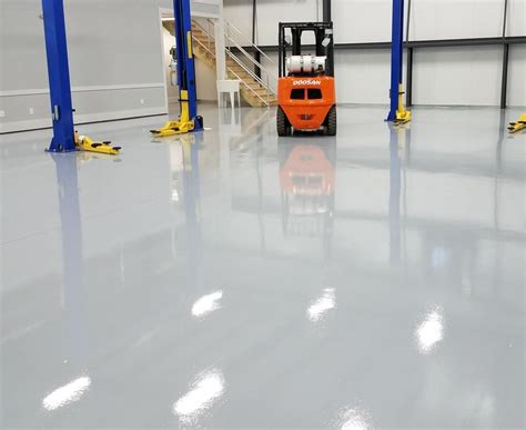 A shop floor we recently completed with our PC-1801 Low Viscosity 100% ...