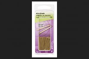 Hillman Brad Nails 1-1/4 " Brass 16 Ga Card 2 Oz : Amazon.in: Home ...