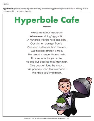 Image result for Hyperbole Poem Examples