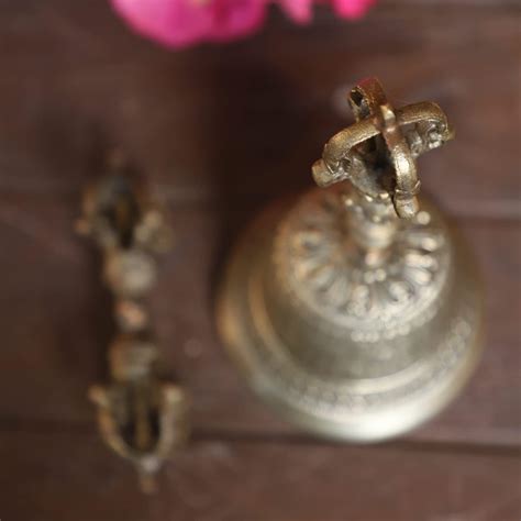 Buy Cottage Handicraft ,Tibetan Bell & Dorje, Medium with Free Elephant ...
